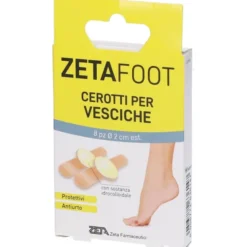 Cerotti Zetafoot idrocolloidali per vesciche, 8 pezzi