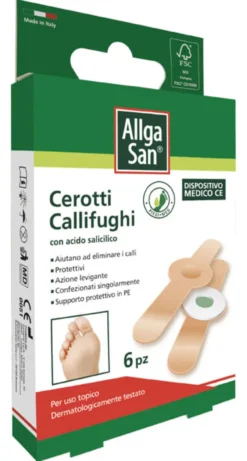 Cerotto Callifugo Allgasan per calli, 6 pezzi