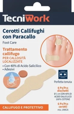 Cerotto Callifugo con acido salicilico, 6+6 pezzi
