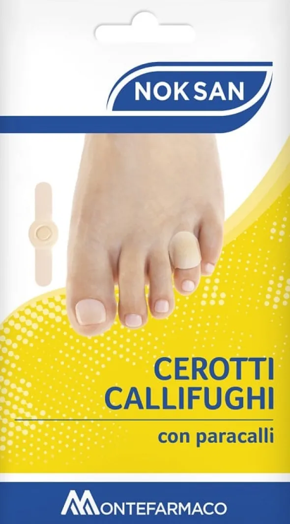 Cerotto callifugo Noksan con acido salicilico, 6 pezzi