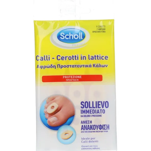 Cerotto Scholl in Lattice per Calli, protezione 9 pezzi