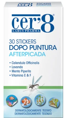 CER'8 STICKERS DOPO PUNTURA 30 PEZZI