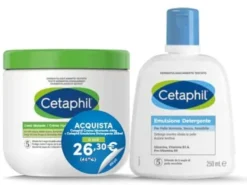 CETAPHIL BIPACK CREMA IDRATANTE 450 G + EMULSIONE DETERGENTE 250 ML