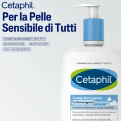 CETAPHIL CREMA DETERGENTE SCHIUMOGENA IDRATANTE 473 ML