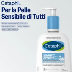 CETAPHIL CREMA DETERGENTE SCHIUMOGENA IDRATANTE 236 ML