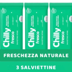 CHILLY SALVIETTE FRESCO 12 PEZZI Pack X3