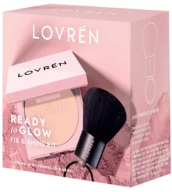Cipria Lovren Ready to Glow con mini pennello, 10,8g