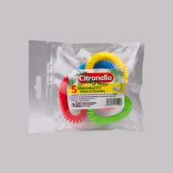 CITRONELLA BRACCIALE PROTETTIVO ZANZARA 5 PEZZI