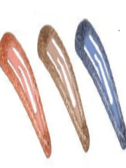 Clip Clic Clac per capelli con glitter, 2 pezzi