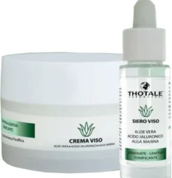 Cofanetto Thotale Aloe Vera crema e siero viso, 2 pezzi