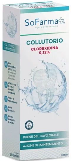 COLLUTORIO CLOREXIDINA 0,12% 200 ML SOFARMAPIU'