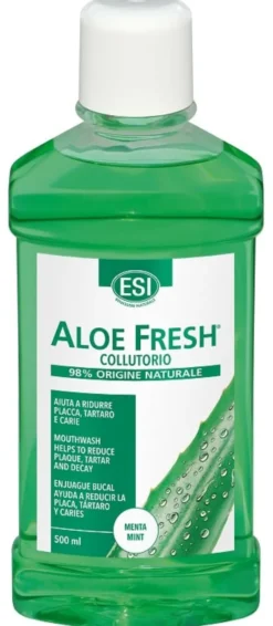 Collutorio ESI Aloe Fresh anti placca e alitosi, 500ml