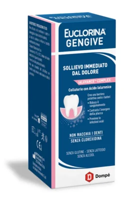 Collutorio Euclorina Gengive con Ialuvance Complex, 200ml