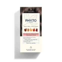 COLOR KIT 5 CASTANO CHIARO LATTE RIVELATORE 50 ML + CREMA COLORANTE 50 ML + MASCHERA PROTETTIVA COLORE 12 ML + GUANTI