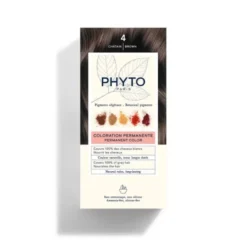 COLOR KIT 4 CASTANO LATTE RIVELATORE 50 ML + CREMA COLORANTE 50 ML + MASCHERA PROTETTIVA COLORE 12 ML + GUANTI