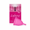 Coppetta mestruale Lybera fucsia, riutilizzabile, taglia 2