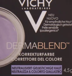 Correttore Viola Vichy Dermablend per pelle spenta, 4,5g