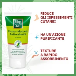 Crema Allgasan Anticallosità per calli e talloni, 75ml