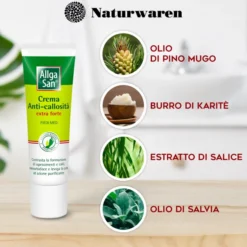 Crema Allgasan Anticallosità Extra per talloni e mani, 30ml