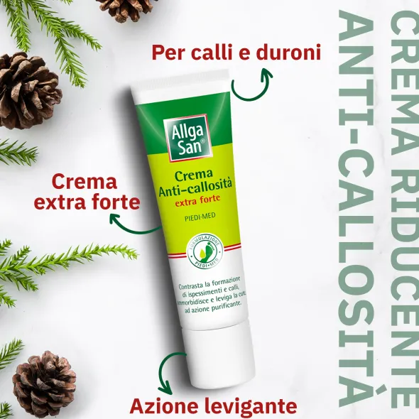 Crema Allgasan Anticallosità Extra per talloni e mani, 30ml