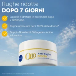 Crema Antirughe Giorno Nivea Q10, per pelle matura, 50ml
