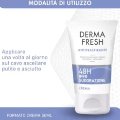 Crema antitraspirante Dermafresh 48H Ipersud, 50ml