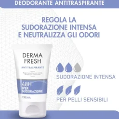 Crema antitraspirante Dermafresh 48H Ipersud, 50ml