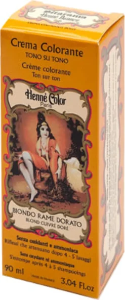Crema Colorante Henné Biondo Ramedor per capelli