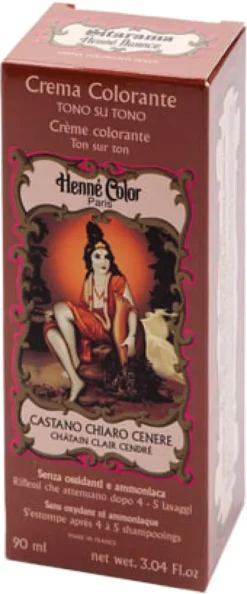 Crema Colorante Henné Cast Cenere per capelli