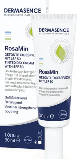 Crema Colorata Dermasence RosaMin Day SPF50, giorno