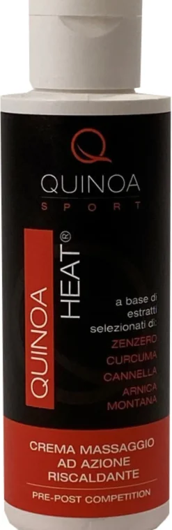 Crema da massaggio Heat Quinoa Sport riscaldante, 100ml