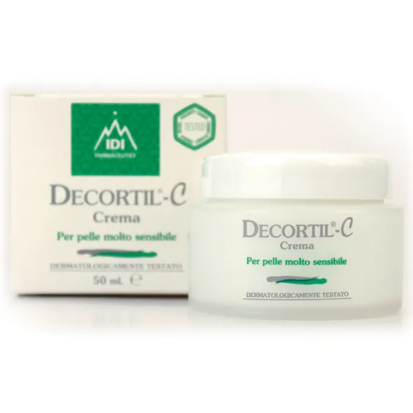 Crema Decortil C idratante e lenitiva per la pelle, 50ml