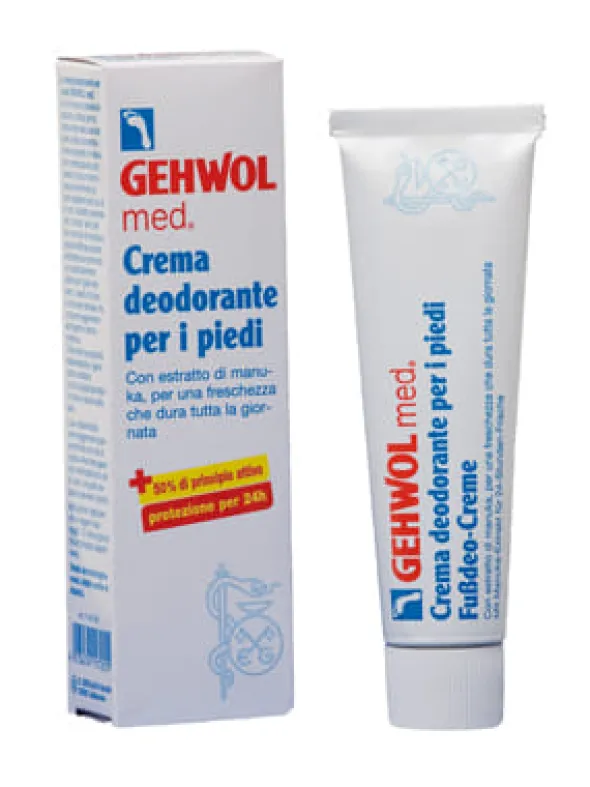 Crema deodorante piedi Gehwol Med con manuka, 75ml