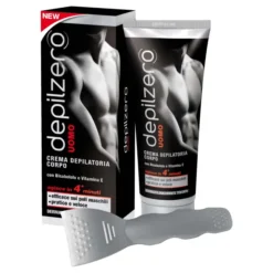 Crema Depilatoria Depilzero Uomo per peli spessi, 200ml