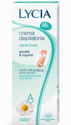 Crema depilatoria Lycia Perfect Touch ascelle e inguine