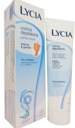 Crema depilatoria Lycia Perfect Touch braccia e gambe, 150ml