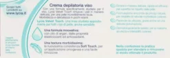 Crema Depilatoria Viso Lycia Perfect Touch, 50ml