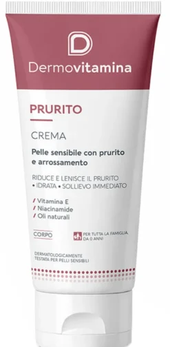 Crema Dermovitamina Prurito lenitiva corpo, 200ml
