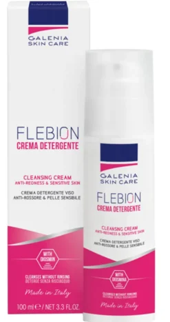 Crema Detergente Flebion viso pelle sensibile, 100ml