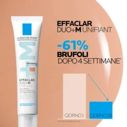 Crema Effaclar Duo +M Unifiant Medium colorata, 40ml