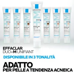 Crema Effaclar Duo +M Unifiant Medium colorata, 40ml
