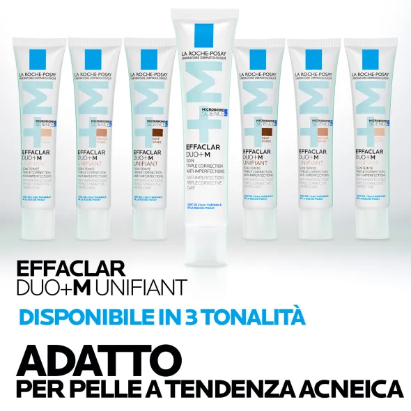 Crema Effaclar Duo +M Unifiant Medium colorata, 40ml