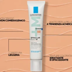 Crema Effaclar Duo +M Unifiant Medium colorata, 40ml