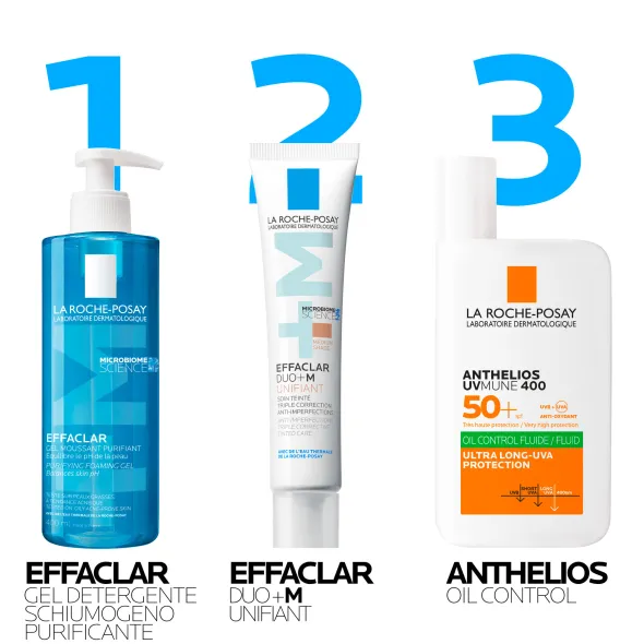 Crema Effaclar Duo +M Unifiant Medium colorata, 40ml