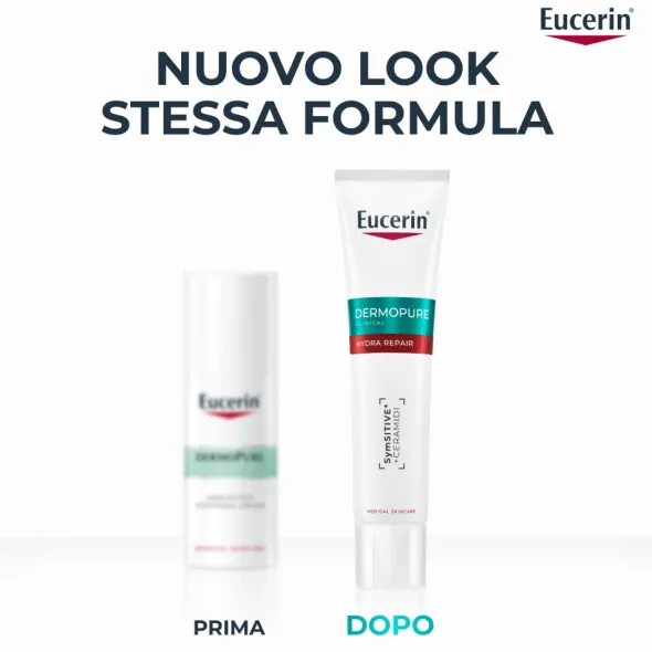 Crema Eucerin DermoPure Trattamento Lenitivo, viso