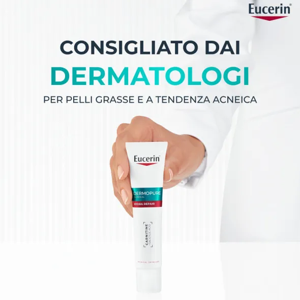 Crema Eucerin DermoPure Trattamento Lenitivo, viso