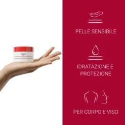 Crema Eucerin pH5 Skin Protection idratante viso, 75ml