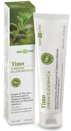 Crema Eudermica Timo lenitiva per pelle e prurito, 100ml