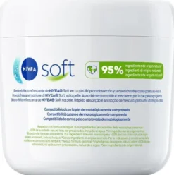 Crema idratante Nivea Soft rinfrescante, 500ml