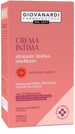 Crema Intima idratante e lenitiva con D-mannosio, 50ml
